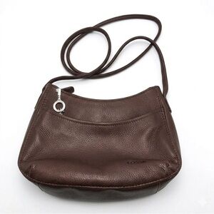 Vintage | Y2K Fossil Brown Leather Crossbody Bag